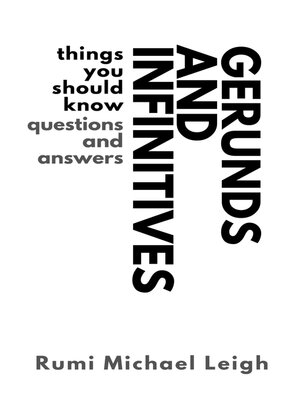 cover image of Gerunds and Infinitives